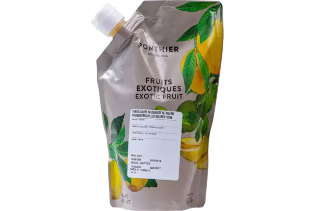 Fruitpuree exotisch fruit 1kg stuk